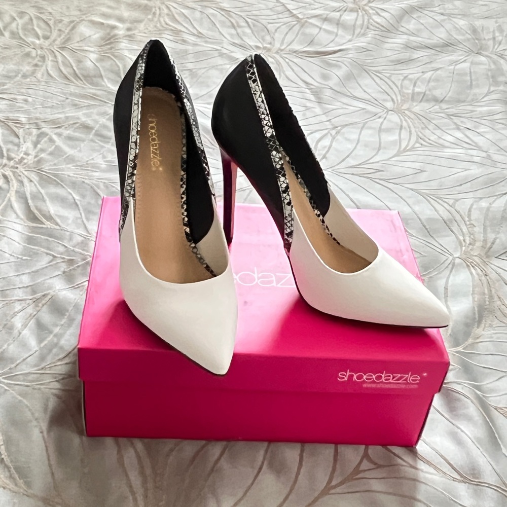 Black & White high heels